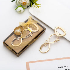 Qfdian wedding decorations for reception 10pcs/lot Souvenir Wedding Gifts Personalized Beer Opener Musical Note Openner With Exquisite Box Alloy Presents For Party Guest