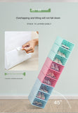 Qfdian 6 Pcs Transparent Plastic Shoe Storage Boxes Fantastic Clothes Storage Containers Box Japanese Flip Drawer Toy Organizer