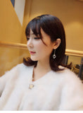 Qfdian valentines day gifts for her 2022 new fashion jewelry luxury earrings statement tassel drop big gold earrings for women valentines day gift The banquet