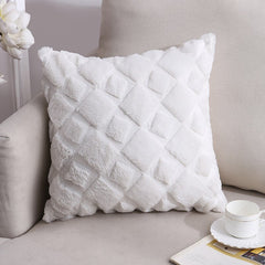 Fur Plush Pillowcase Decorative Sofa Cushion Covers Case Bed Decor Flowers Throw Pillow Cover Home Decor Pillow Case 45x45cm