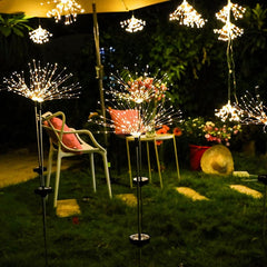 Qfdian Party decoration Party gifts hot sale new LED Solar Light String Outdoor Waterproof Garden Lawn Solar Dandelion Lights Christmas Wedding Fairy Garland Decoration