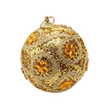 Qfdian valentines day decorations for the home hot sale new  8CM flower Wreath Decoration Christmas Home Decor Christmas Rhinestone Glitter Baubles Ball Xmas Tree Ornament #66