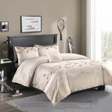 Qfdian 2/3pc American Style Bedding Set Luxury Duvet Cover and Pillowcase Set Quilt Cover for Single Double Queen King (No Bed Sheet)