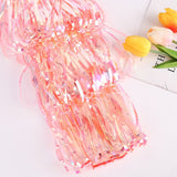 Party Backdrop laser Curtains Glitter Gold Tinsel Fringe Foil Curtain Birthday Wedding Decoration Adult Anniversar