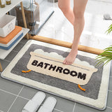Qfdian Cozy apartment aesthetic Soft Bathroom Carpet Area Rugs Mat Water Absorbent Kitchen Carpet Floor Carpets for Living Room Home Decor Entrance Doormat