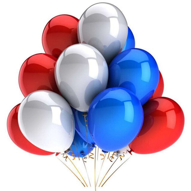 Qfdian Party decoration 20pcs 12'' Silver Blue Red Gold Black Pink Colour Latex Balloons Happy Birthday Party Decorations Kids Gifts Supplies Air Globos