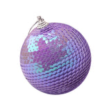 Qfdian valentines day decorations for the home hot sale new  8CM flower Wreath Decoration Christmas Home Decor Christmas Rhinestone Glitter Baubles Ball Xmas Tree Ornament #66