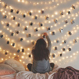 Qfdian Party decoration hot sale new LED Light String Fairy Garland Copper Wire Lights Christmas Festoon Birthday Wedding Valentine&#39;s Day Gift Led Party Decoration
