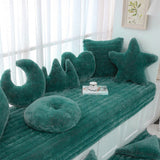 Qfdian Cozy apartment aesthetic hot sale new Fashion Fluffy Soft Plush Throw Crown Lovely Moon Pillow Cushion Home Sofa Bedroom Decor Toys Gift For Children 45x45cm