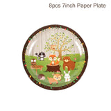 Staraise Woodland Animal Jungle Forest DIY Party Decor Woodland Birthday Party Baby Shower Decor Kids Birthday Party Supplies