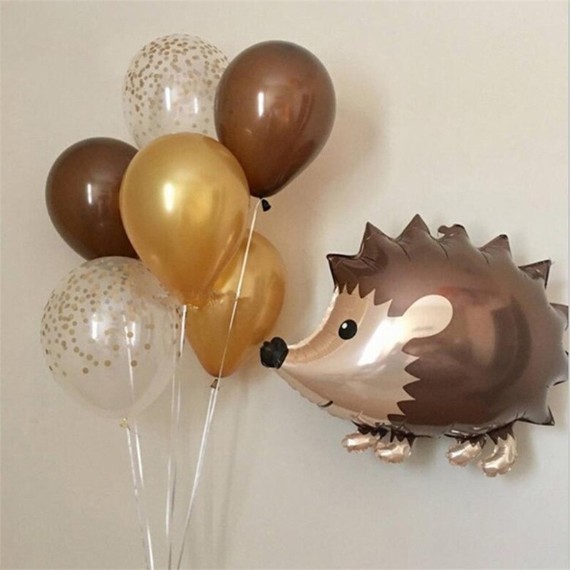 Qfdian Party decoration 1 set Jungle Safari Birthday Party Decorations Balloons Cartoon Animal Fox Foil Ballons Kids Anniversaire Supplies Baby Shower