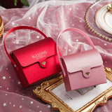 Qfdian Party decoration High-end red Chinese gift box Wedding gifts for guests Chocolate Treat Candy Gift Bag Christmas Baby Shower Birthday Party box