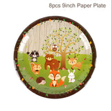 Staraise Woodland Animal Jungle Forest DIY Party Decor Woodland Birthday Party Baby Shower Decor Kids Birthday Party Supplies