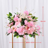 Qfdian wedding decorations hot sale new New Wedding Ceterpiece Flower Artificial 40cm Flower Ball Table Decoration Home Party Floral Stage Arrangement Flowers