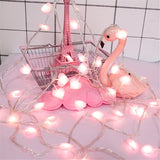 Qfdian Party decoration hot sale new Heart Shape LED String Lights Wedding Garland With Lamp Pink Blue Decorations For Home Valentine Gifts Engagement Party Supplies