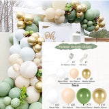 Qfdian Party decoration hot sale new Rose Apricot Balloon Garland Arch Kit Wedding birthday party decoration kids Confetti Latex Balloons Baby Shower Decor