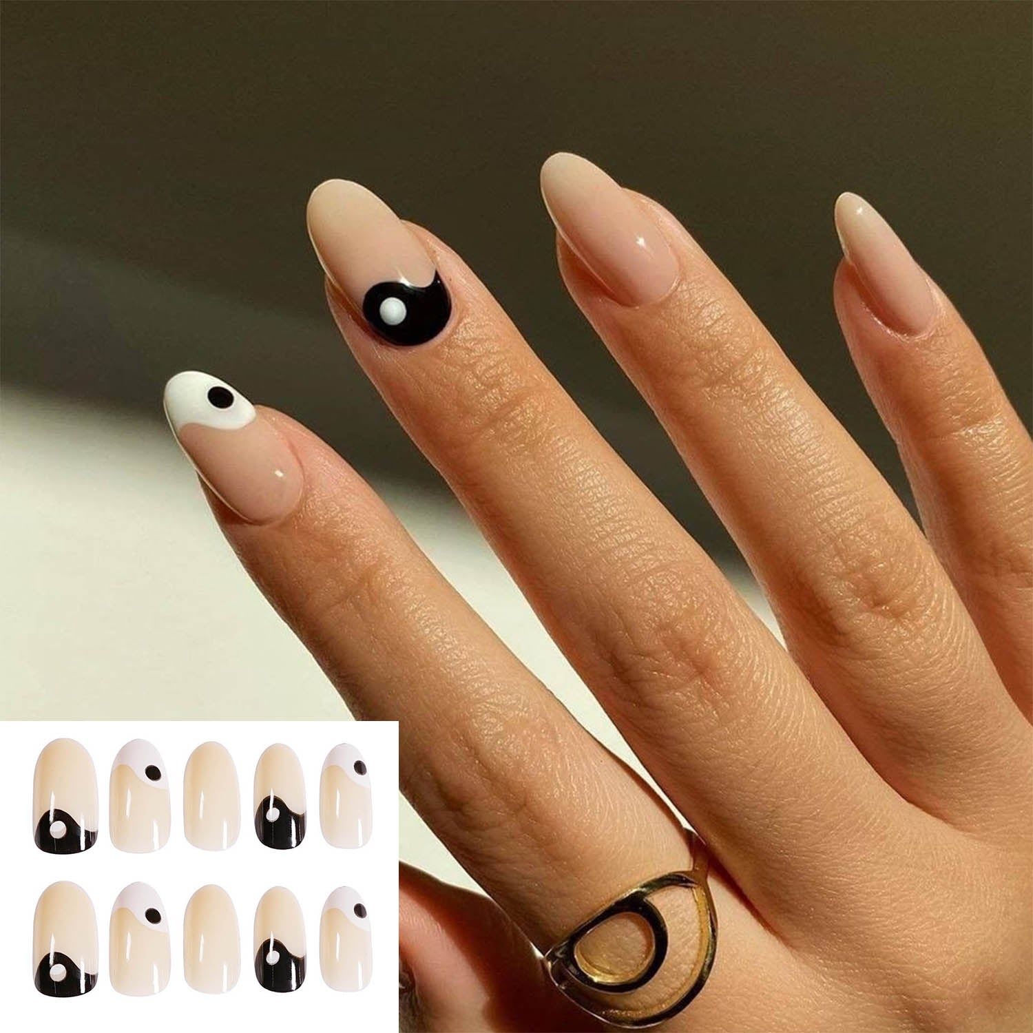 Qfdian gifts for women hot sale new 24PCS Fake Nails With Glue Rhinestones Long Coffin Flame Press on Nails Detachable French Stick on Nails Art DIY faux ongles