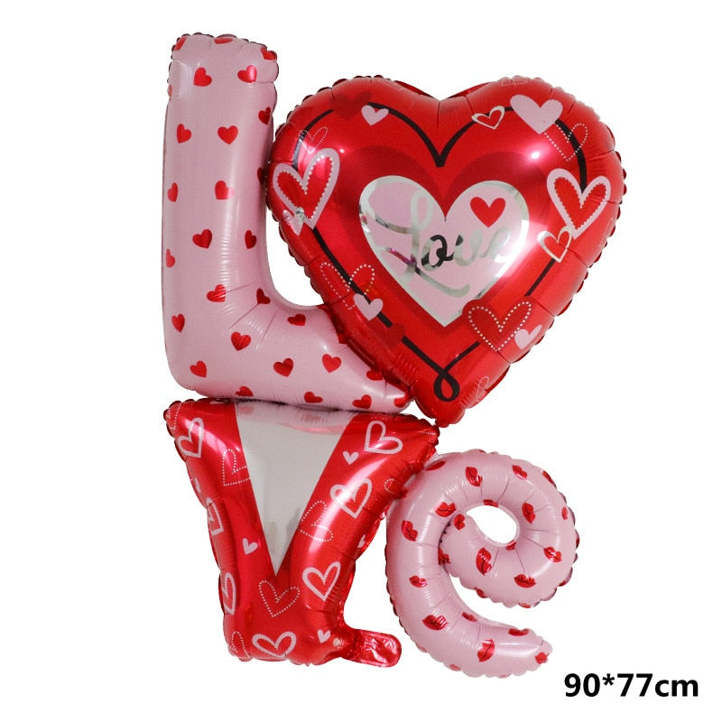 Qfdian Party decoration 91*65cm Love Bear Aluminum Foil Balloon Kids Birthday Party Wedding Decoration Baby Shower Helium Balloon Air Globos Supplies