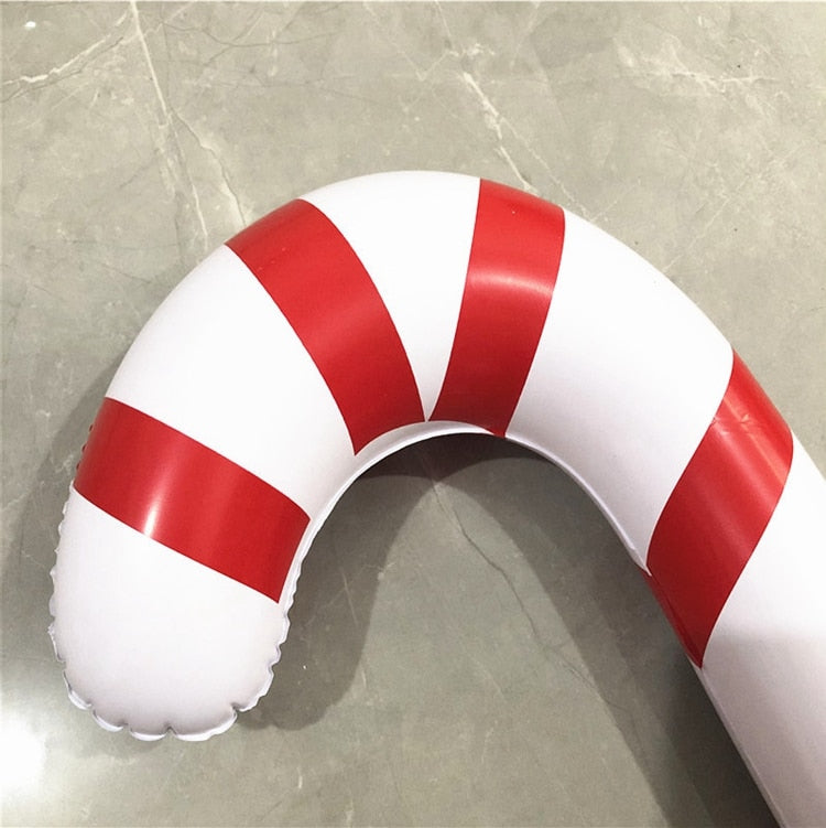 Qfdian halloween decorations Inflatable Christmas Canes Lollipop Balloon Merry Christmas Decoration for Home Xmas Ornaments Outdoor Decors Navidad Gifts Noel