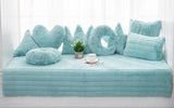Qfdian Cozy apartment aesthetic hot sale new Fashion Fluffy Soft Plush Throw Crown Lovely Moon Pillow Cushion Home Sofa Bedroom Decor Toys Gift For Children 45x45cm