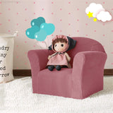 Qfdian Mini Size Sofa Cover 1 Seat Soft Armchair Couch Cover Solid Color Elastic Stretch Mini Size Settee Slipcover For Children Chair