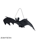 Qfdian halloween decorations halloween costumes halloween gift1pc Lifelike Fake Bat Halloween Hanging Decoration Haunted House Horror Props Halloween Party DIY Ornament Soft Bat Kids Toy