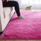 Qfdian Cozy apartment aesthetic Thick Faux Fur Carpet for Living Room Plush Rug Child Bedroom Fluffy Bedside Home Decor Area Rugs Soft Velvet Palor Floor Mat