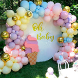 Qfdian wedding gifts for couple hot sale new Macaron Metal Balloons Garland Arch Balloons Birthday Balloons Decoration Birthday Party Decor Baby Shower Wedding Decoration
