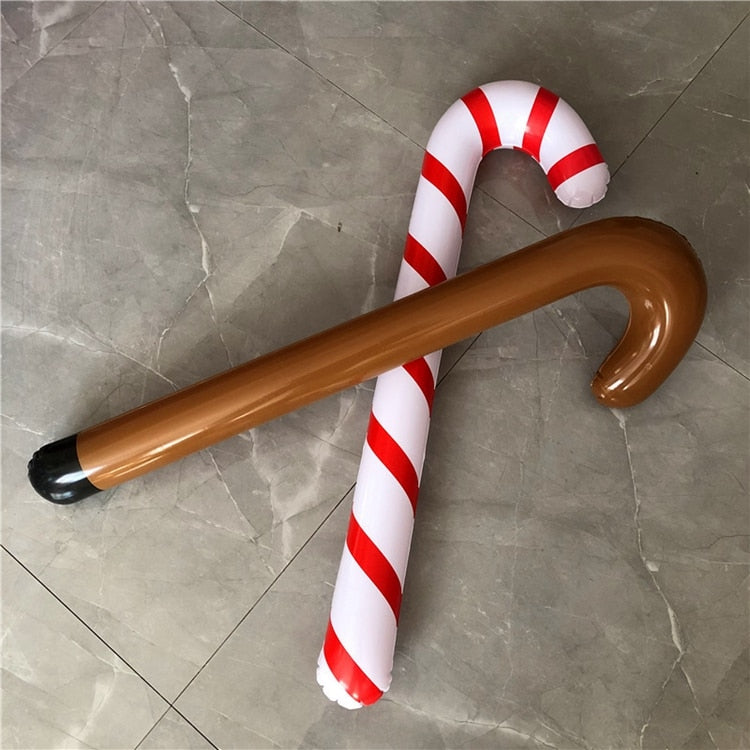 Qfdian halloween decorations Inflatable Christmas Canes Lollipop Balloon Merry Christmas Decoration for Home Xmas Ornaments Outdoor Decors Navidad Gifts Noel