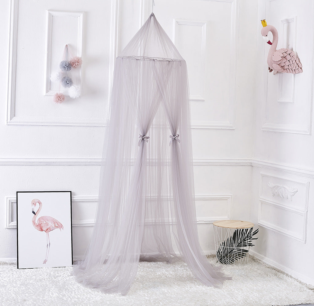 Qfdian Baby Dome Mosquito Net With Stars Hanging Tent Baby Bed Crib Canopy Bedroom Tulle Curtains Children Kids Room Decoration