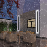 Qfdian Outdoor Waterproof IP65 Modern LED Wall Lamp 85~265V Living Room Bedroom Corridor Porch Indoor street path sconce Lighting