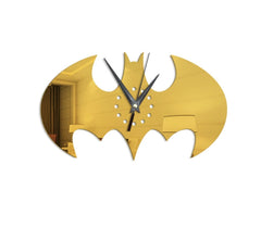 Qfdian halloween decorations halloween costumes halloween giftCozy apartment aesthetic hot sale new Creative 3D Bat Mirrors Wall Clocks Stickers Acrylic Wall Clock Living Room Bat Wall Decal DIY Home Decor Halloween Decoration