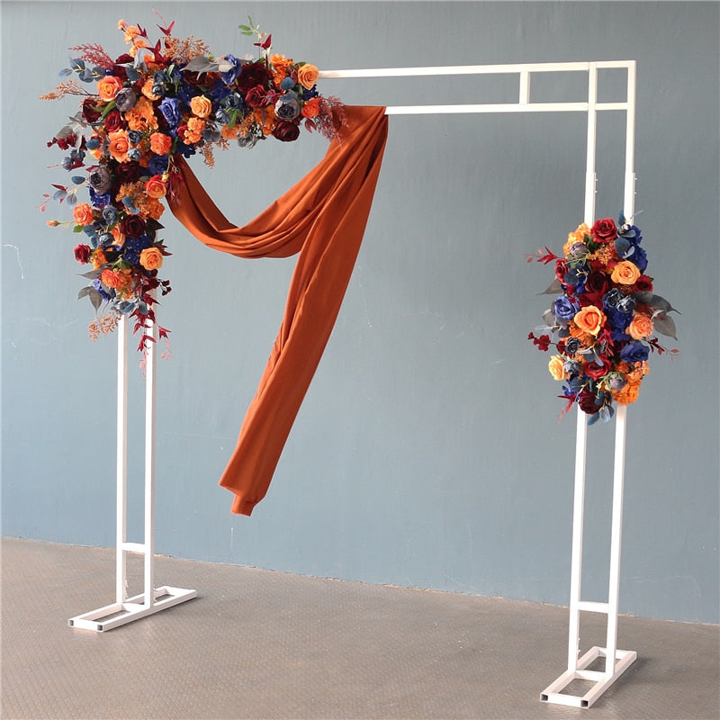 Qfdian wedding decorations hot sale new Wedding Arch Upgrade Stable Double Tube Flexible Retractable Freely Adjustable Size 6.56ft~9.8ft Arch Flower Stand Decor