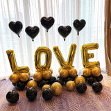 55pcs/set Love Letter Balloon Valentine's Day Birthday Proposal Confession Wedding Decoration Party Supplies