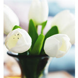 Tulip Artificial Flower Real Touch Artificial Bouquet Fake Flower Wedding Decoration Flowers Tulips For Home Decoration Tulipany