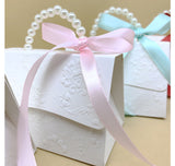 Qfdian Party gifts Party decoration hot sale new 10pcs/lot Portable Party Wedding Favor Gift Boxes Chocolate Treat Candy Gift Bag Baby Shower Birthday Party Decoration
