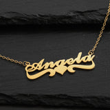Personalized Stainless Steel Arabic Name Custom Necklaces For Women Men Gold Color Chain Lover Necklace Jewelry