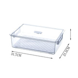Transparent Acrylic Refrigerator Food Storage Box Compartment Fridge Fruit Vegetable Drawer Storage Bin Pantry Freezer Container