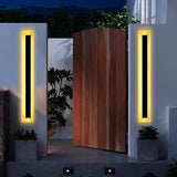 Qfdian Outdoor Waterproof IP65 Modern LED Wall Lamp 85~265V Living Room Bedroom Corridor Porch Indoor street path sconce Lighting