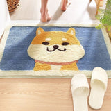 Qfdian Cozy apartment aesthetic Soft Bathroom Carpet Area Rugs Mat Water Absorbent Kitchen Carpet Floor Carpets for Living Room Home Decor Entrance Doormat