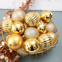 Qfdian  Christmas 34pcs Christmas Ball Set 4cm Christmas Decoration Christmas Tree Decoration Ball Christmas Pendant Christmas Tree Pendant