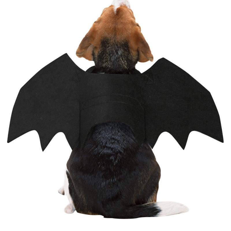 Qfdian halloween decorations halloween costumes halloween giftCute Halloween Small Dogs Cat Costume Vampire Small Pet Cat Bat Wings Halloween Cat Wings Accessories Halloween Decorations