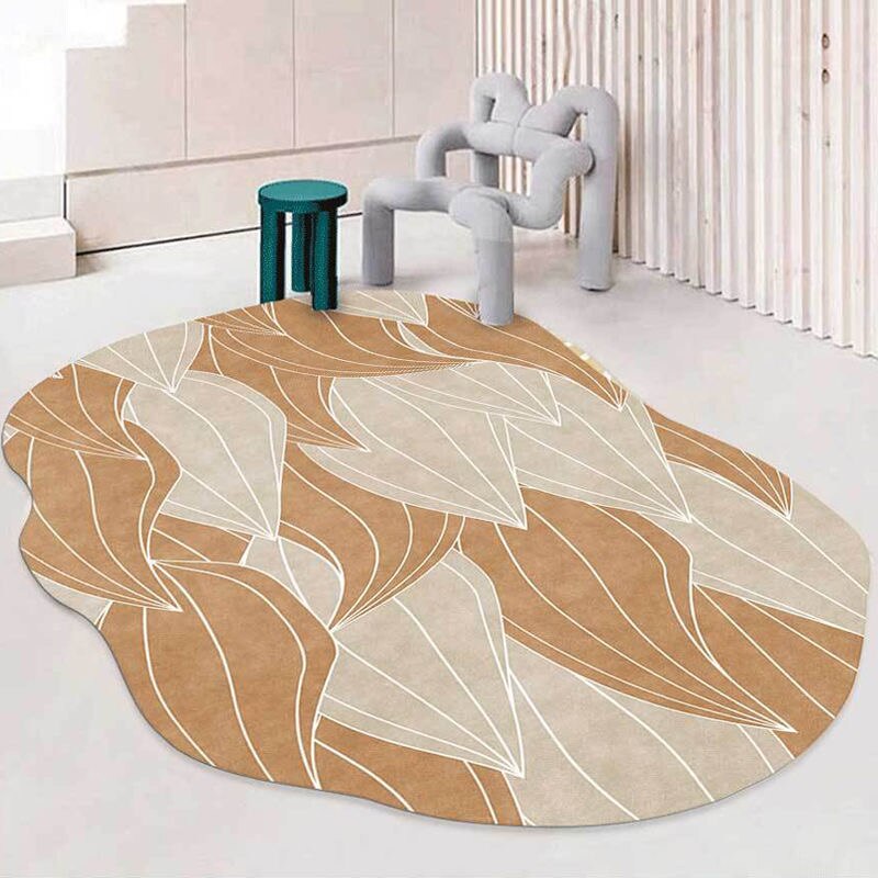 Qfdian valentines day decorations for the home Blue Modern Irregular Carpets for Living Room Large Area Rugs Big Carpet Rug Bedroom Sofa Kids Child Play Table Beside Floor Mat