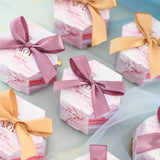 Qfdian Party gifts Party decoration hot sale new New Creative Romantic Marbling style Candy Boxes Wedding Favors and Pink Gifts Box Party Supplies Baby Shower Paper Sweet Chocol