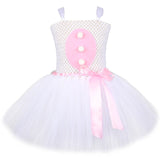 Qfdian halloween decorations halloween costumes Baby Girls Easter Bunny Tutu Dress for Kids Rabbit Cosplay Costumes Toddler Girl Birthday Party Tulle Outfit Holiday Clothes