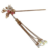 Qfdian gifts for women hot sale new HANFU Peony Flowers Hanfu Traditional Flower Hairpin Classic Hair Stick Elegant Women Elegant Hanfu Hair Accessories Women's Gifts