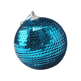 Qfdian valentines day decorations for the home hot sale new  8CM flower Wreath Decoration Christmas Home Decor Christmas Rhinestone Glitter Baubles Ball Xmas Tree Ornament #66