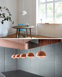 Qfdian home decor hot sale new Restaurant Pendant Light Kitchen Pendant Lamp Dining room LED Light Modern Hanging Light for Bedroom Living room Nordic 7 Color