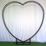 Qfdian valentines day gifts for her  Wedding Arch Props Heart-Shaped Wreath Photo Frame Love Background Frame Decoration Stage Etiquette Decoration Arch