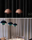Qfdian home decor hot sale new Restaurant Pendant Light Kitchen Pendant Lamp Dining room LED Light Modern Hanging Light for Bedroom Living room Nordic 7 Color